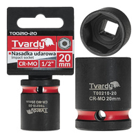 WYTRZYMAŁA NASADKA UDAROWA KRÓTKA 1/2" 20mm CR-MO TVARDY