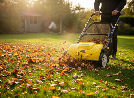 Zamiatarka ręczna do liści 53cm JG
