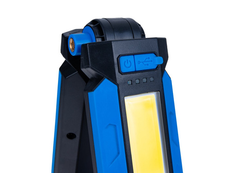 Lampa warsztatowa składana z magnesami LED COB 10W 4000mAh 1000lm