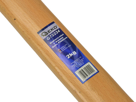 Siekiera rozłupująca 2 kg trzonek drewno GEKO Premium