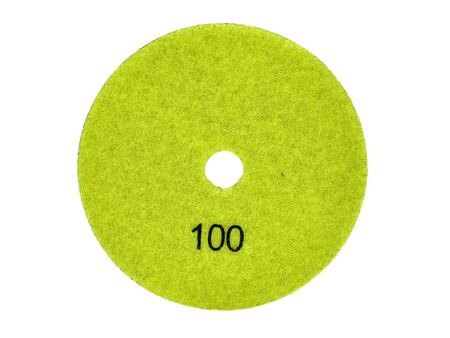 Tarcza polerska do szlifowania gresu na sucho 125mm GR100 (5/25/250)