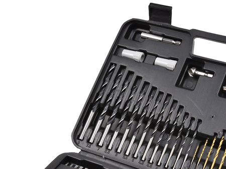 Zestaw osprzętu wiertła bity 110el. (5)