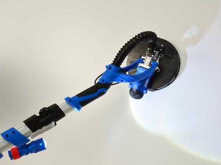 Szlifierka-żyrafa do gipsu gładzi 225mm LED + tarcza trójkątna