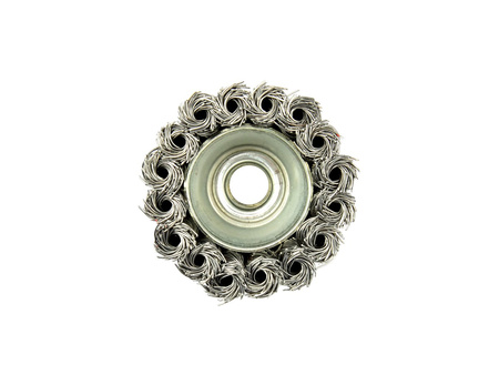 Szczotka druciana czołowa pleciona 65mm M14