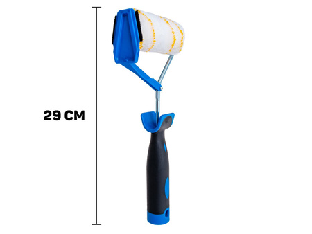 Wałek malarski z rączką 2K do malowania odcięć – poliakryl 10cm 30mm fi-6mm (50)