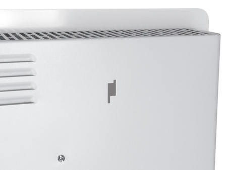 Grzejnik konwektorowy szklany biały z LCD, pilotem sterowania i WiFi 2500W (1)