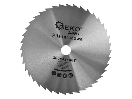 Tarcza do drewna 300x32x40T GEKO