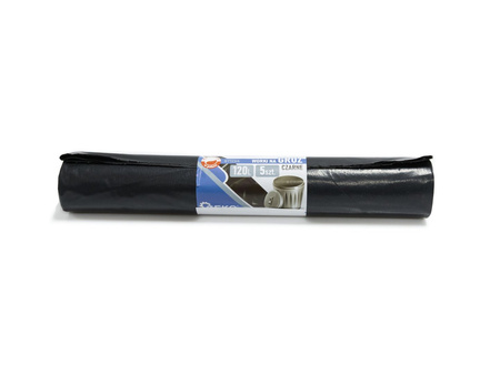 Worki na śmieci GRUZ 120L (rolka 5szt) - czarne (20)