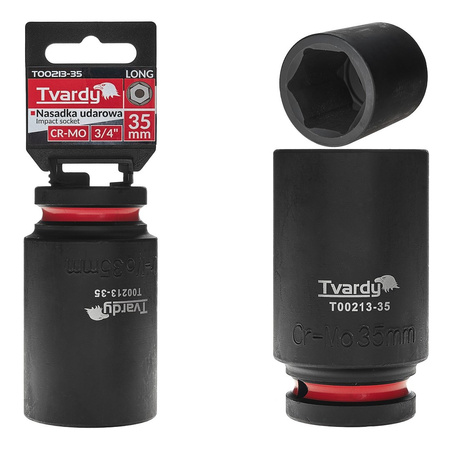 WYTRZYMAŁA NASADKA UDAROWA DŁUGA 3/4" 35mm CR-MO TVARDY