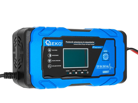 Prostownik automatyczny do akumulatorów z funkcją naprawy 12/24V 10A