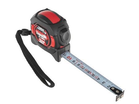 Miara zwijana nylon dwustronna z magnesem i autostopem 3m/16mm KLASA I – kartonik wystawowy (12/120)