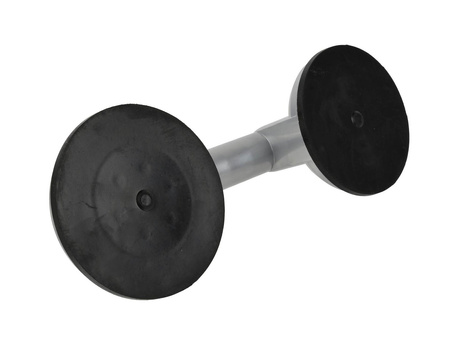 Uchwyt-przyssawka aluminiowa do szyb podwójna 70kg