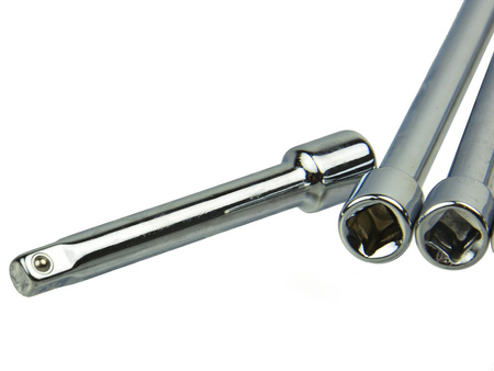 Zestaw przedłużek 1/4" 4 el. 75 / 150 / 230/ 300 mm GEKO PROFI