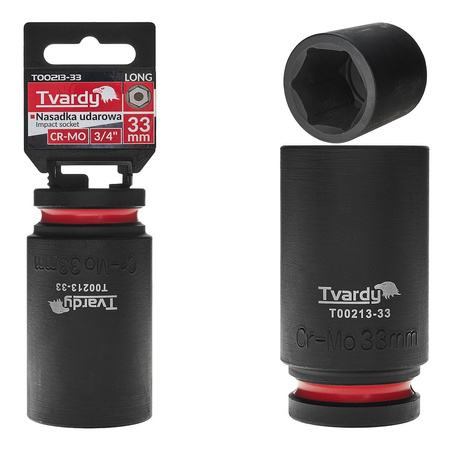 WYTRZYMAŁA NASADKA UDAROWA KRÓTKA 3/4" 42mm CR-MO TVARDY