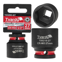 WYTRZYMAŁA NASADKA UDAROWA KRÓTKA 1/2" 27mm CR-MO TVARDY