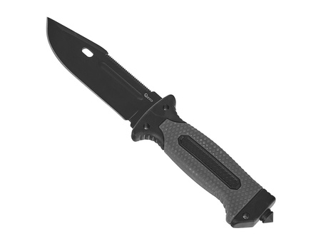 Nóż taktyczny 275/135mm z kaburą BLACK SURVIVAL SERIES (6/24)