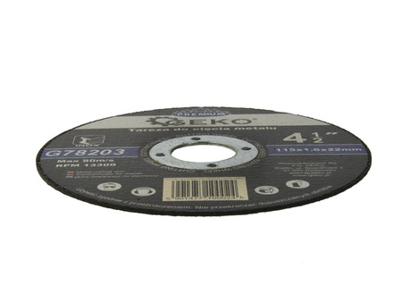Tarcza do cięcia metalu GEKO PREMIUM 115x1.6