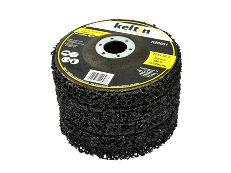 Tarcza włóknina ścierna do metalu 125 x 22,2mm KELTIN