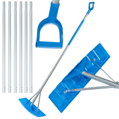 Rękawice ochronne poliestrowe powlekane lateksem biało-niebieskie