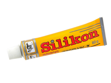 Silikon wysokotemperaturowy czerwony 80g