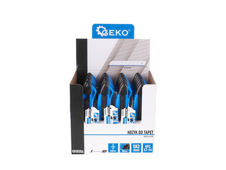 Nożyk do tapet 100x18x0.5mm ERGO SK2H – kartonik wystawowy (24/144)