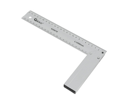 KĄTOWNIK STOLARSKI BUDOWLANY 250MM ALUMINIOWY