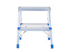 Drabina aluminiowa 2-stopniowa dwustronna 150kg