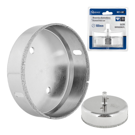 WIERTŁO KORONOWE DIAMENTOWE DO PŁYTEK GRESU 100MM