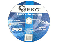 Tarcza do cięcia metalu 230 x 22,23 x 2,0 mm GEKO