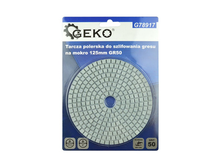 Tarcza polerska do szlifowania gresu na mokro 125mm GR50 (5/250)