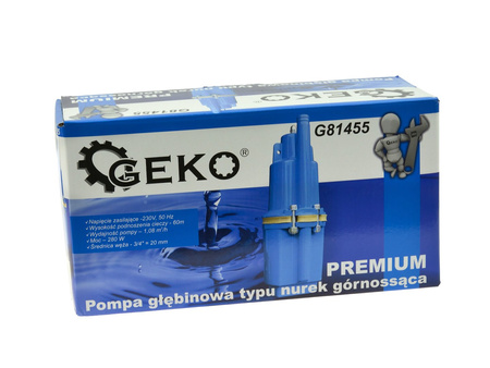 Pompa głębinowa typu nurek górnossąca PREMIUM
