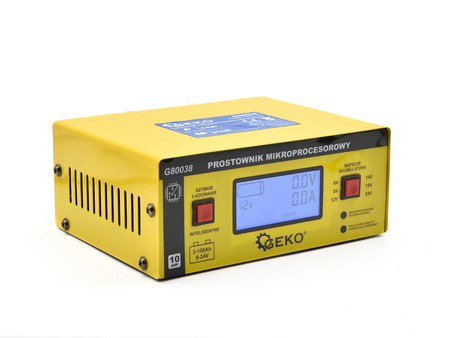 Prostownik mikroprocesorowy LCD 6/12/24V