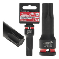 WYTRZYMAŁA NASADKA UDAROWA TRZPIENIOWA TORX T80 1/2” CR-MO TVARDY