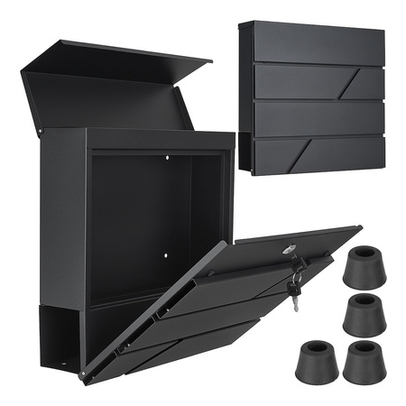 Skrzynka na listy 36,7x37x10cm /Antracyt