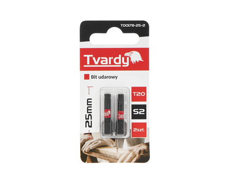 Bit udarowy T20 25mm S2 (2/10/50/500)