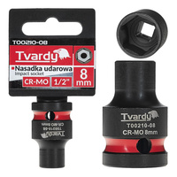 WYTRZYMAŁA NASADKA UDAROWA KRÓTKA 1/2" 8mm CR-MO TVARDY