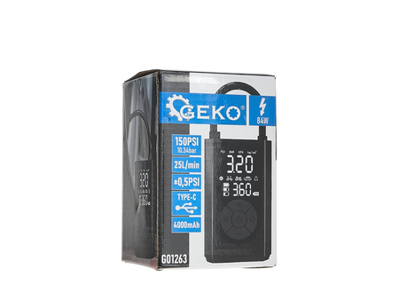 Kompresor rowerowy/samochodowy 4000mAh 84W