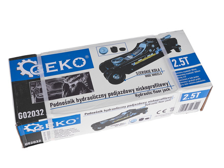 Podnośnik hydrauliczny niski profil 2,5T w kartonie