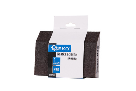 Kostka ścierna skośna 125x90x25mm P60 (250)