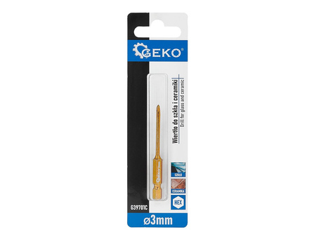 Wiertło do szkła i ceramiki HEX 3mm