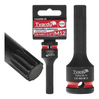 WYTRZYMAŁA NASADKA UDAROWA TRZPIENIOWA SPLINE M12 1/2” CR-MO TVARDY