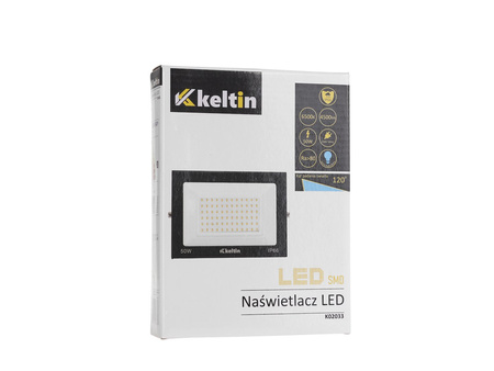 Naświetlacz LED 50W – barwa biała zimna 6500K (40/50)