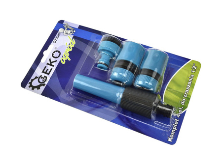 Komplet 4-elementowy 1/2" do zraszania/blister BLUE LINE