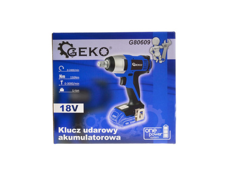 Klucz udarowy akumulatorowy 18V Li-ion ½"