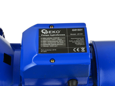 Pompa hydroforowa JS100 1100W