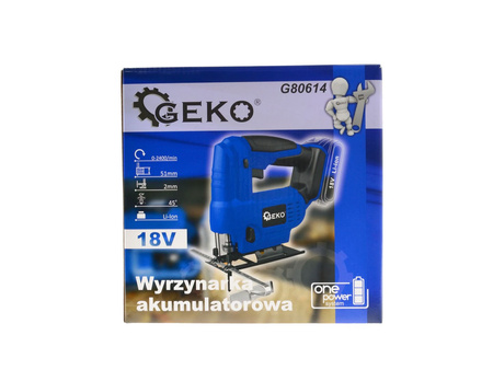 Wyrzynarka akumulatorowa 18V Li-ion