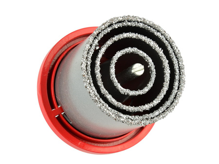 Otwornica wolframowa do glazury 33-73mm/4el