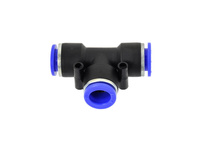 Trójnik wtykowy T do węża PU/PE 12 mm