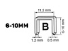 Zszywacz młotkowy 6-10mm (24)