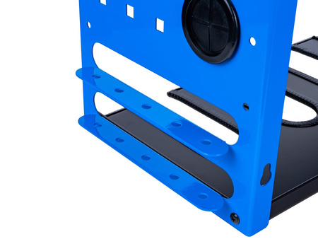 Metalowa 4-gniazdowa półka na elektronarzędzia